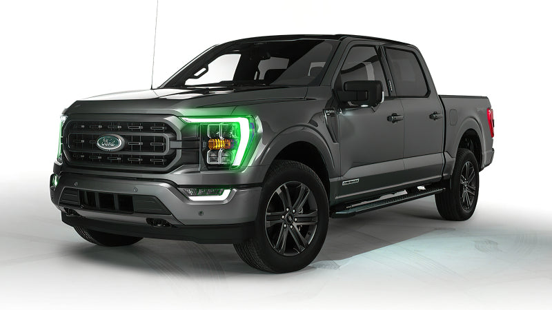 ORACLE Lighting Oracle 21-22 Ford F-150 ColorSHIFT RGB+W Headlight DRL Upgrade Kit w/ RF Controller 1460-330 1460-330 Photo - Mounted
