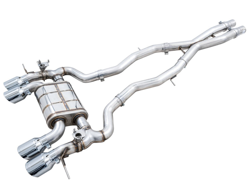 AWE Tuning AWE SwitchPath Catback Exhaust for BMW G8X M3/M4 - Chrome Silver Tips 3025-43480 3025-43480 Photo - Primary
