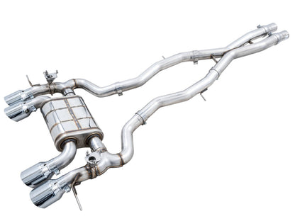 AWE Tuning AWE SwitchPath Catback Exhaust for BMW G8X M3/M4 - Chrome Silver Tips 3025-43480 3025-43480 Photo - Primary