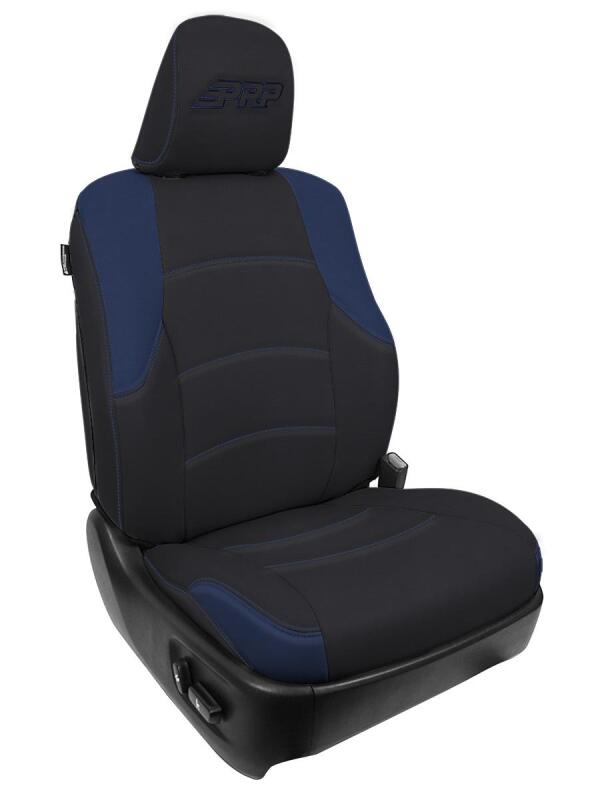 PRP Seats PRP 11-24 Toyota 4Runner Front Seat Covers (Pair) - Black/Navy Blue B066-06 B066-06 Photo - Primary