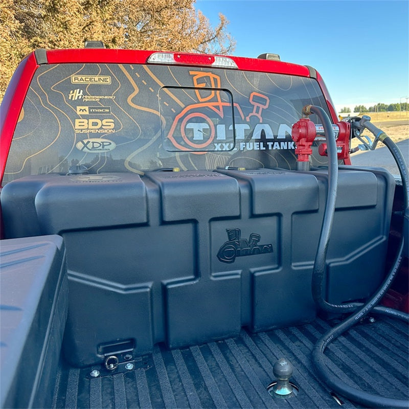 Titan Fuel Tanks Universal 100 Gallon Heavy Duty Transfer Tank (Non Nissan Cargo Box/RamBox) 5015100 5015100 Photo - Mounted