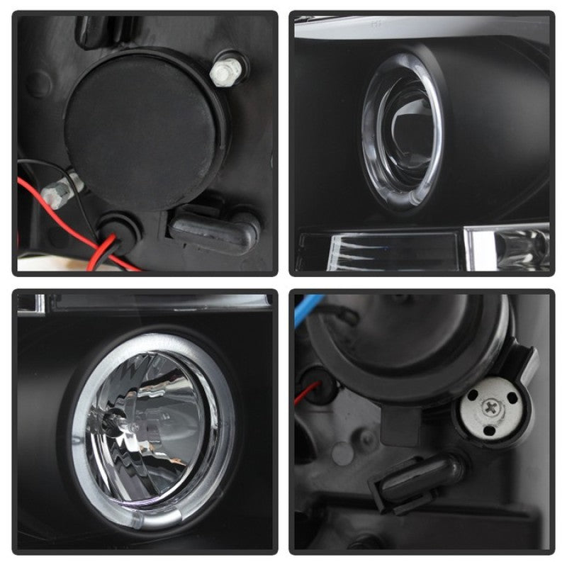 Spyder Chevy Silverado 1500 07-13 Projector Headlights LED Halo LED Blk PRO-YD-CS07-HL-BK 5009494 5009494 User 1