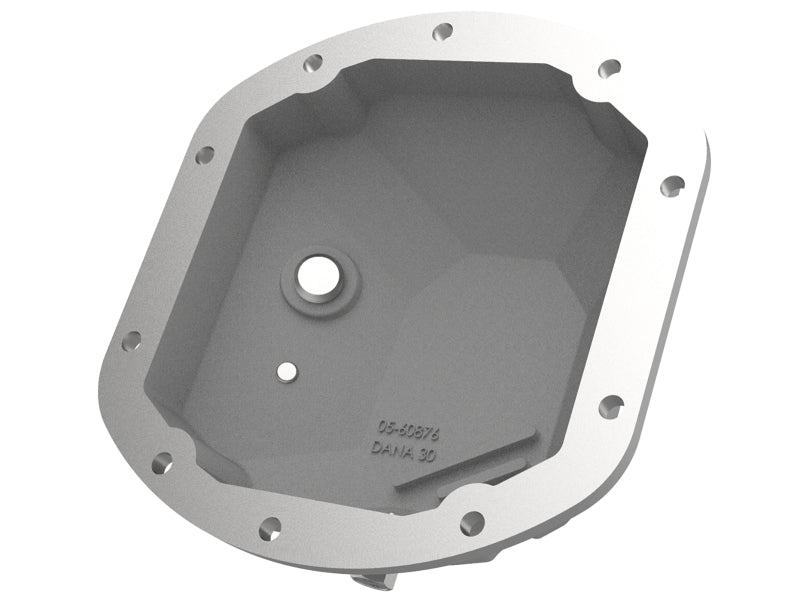 aFe 97-18 Jeep Wrangler TJ/JK Dana 30 Street Series Differential Cover w/ Machined Fins - Raw 46-71130A 46-71130A Photo - Unmounted