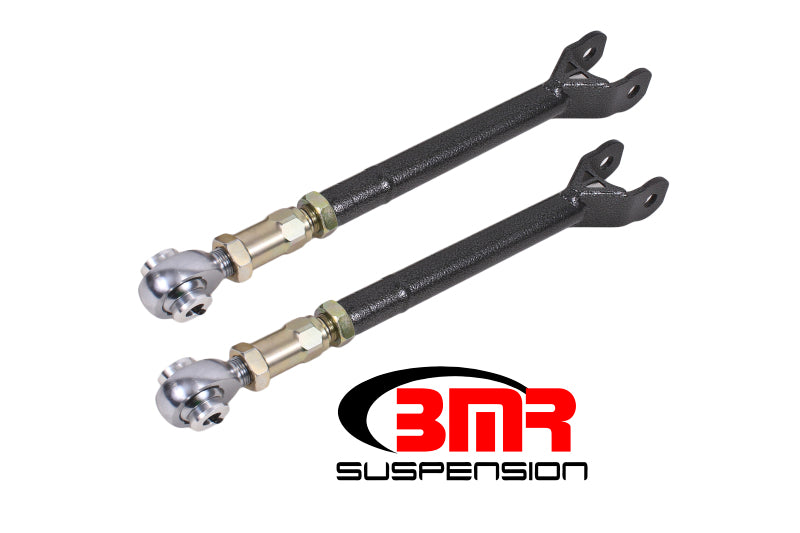 BMR 08-17 Challenger Lower Trailing Arms w/ On-Car Adj. Rod Ends - Black Hammertone LTA112H LTA112H Photo - Primary