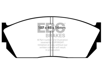 EBC Disc Brake Pad Set UD276 Photo - Primary