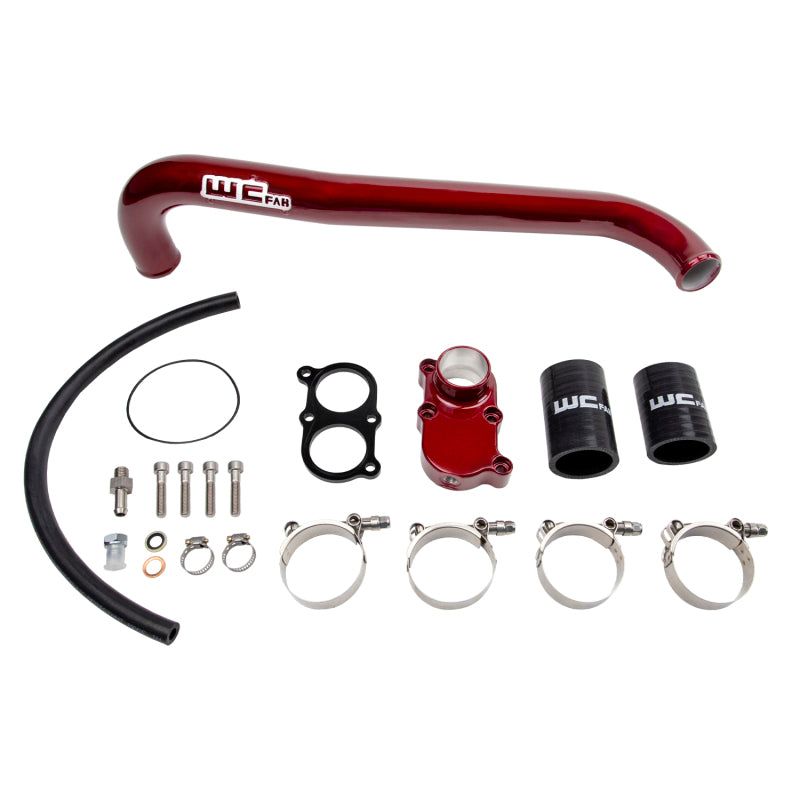 Wehrli 01-05 LB7 LLY Duramax Thermostat Housing & Upper Coolant Pipe Kit - Illusion Blueberry WCF100405-IBB WCF100405-IBB Photo - Primary