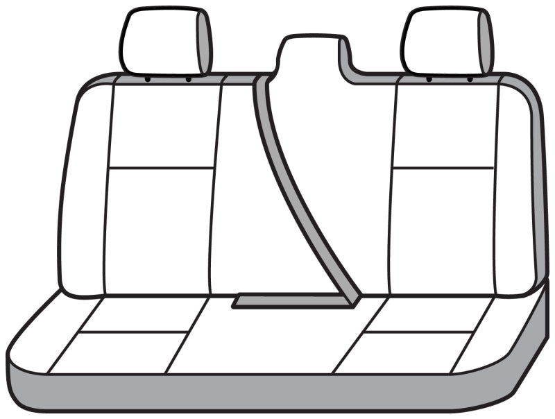 Covercraft 19-24 Dodge Ram 1500 Endura PrecisionFit Custom Second Row Seat Covers - Black/Charcoal GTD4119ENBC GTD4119ENBC Photo - out of package