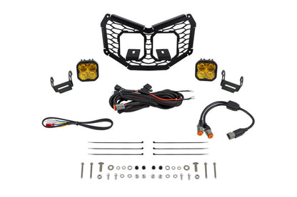 Diode Dynamics 17-24 Can-Am Maverick X3 Stage Series LED Grille Kit - Sport Yellow Combo DD7879 DD7879 Photo - Primary
