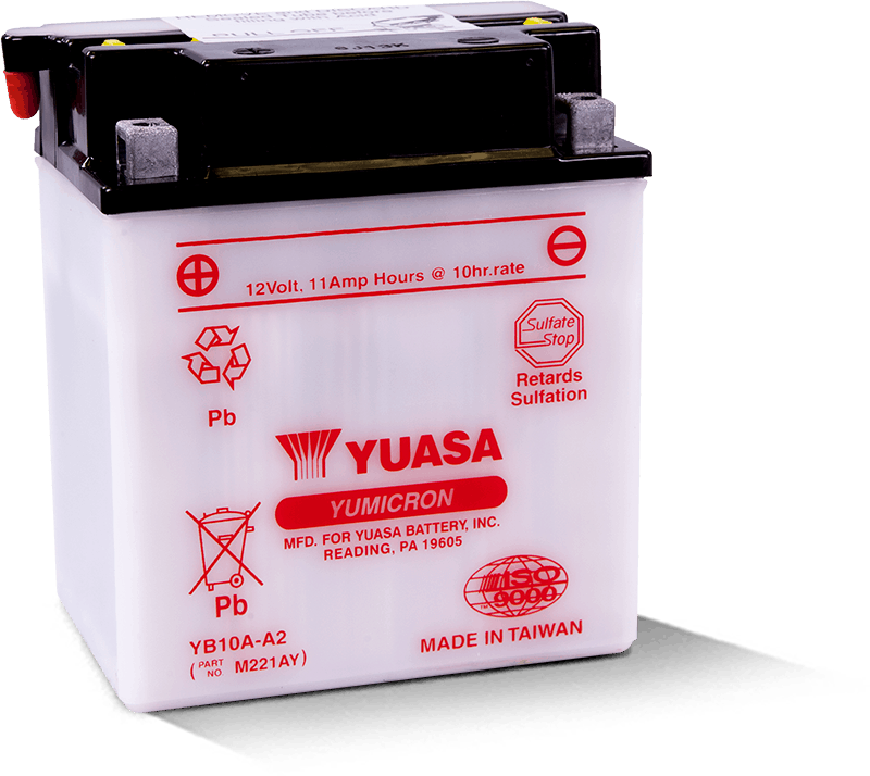 Yuasa Battery Yuasa YB10A-A2 Yumicron 12 Volt Battery YUAM221AY