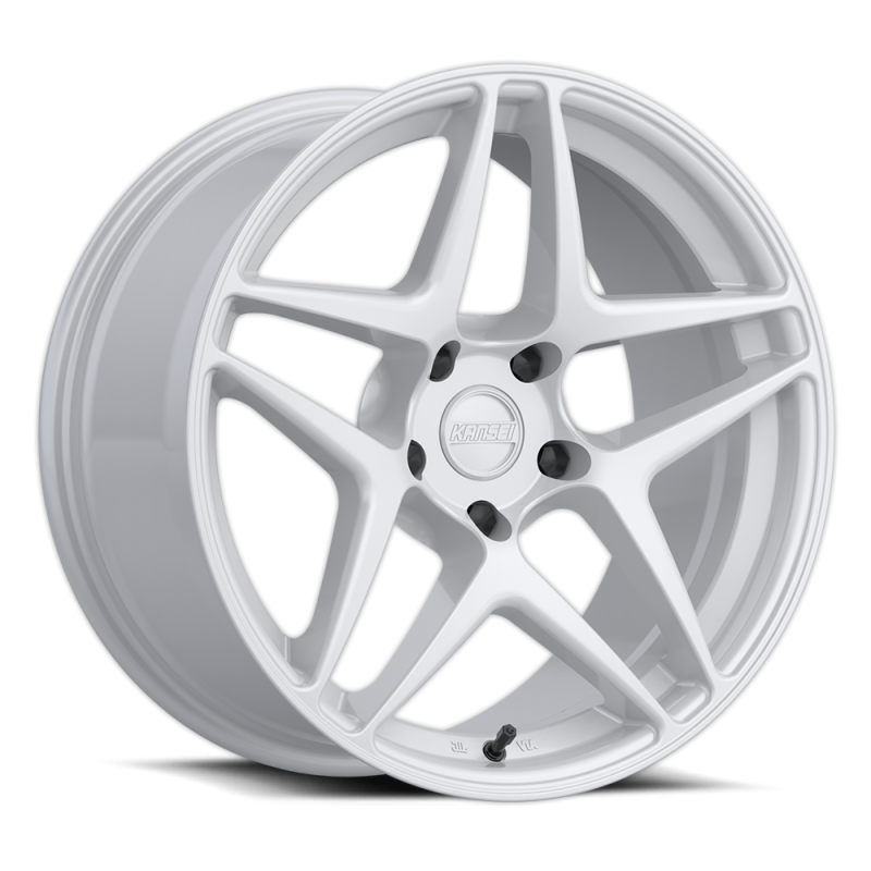 Kansei K15W Astro 18x9.5in / 5x100 BP / 22mm Offset / 73.1mm Bore - Gloss White Wheel K15W-189516+22 K15W-189516+22 Photo - Primary