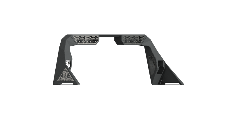 Road Armor 10-19 Dodge 1500 iD Headache Rack w/Bedrail Pod/Dual 10in Pod/Brake Lamp Relief/iD - Raw 4091DHRP-C2-MD 4091DHRP-C2-MD Photo - Primary
