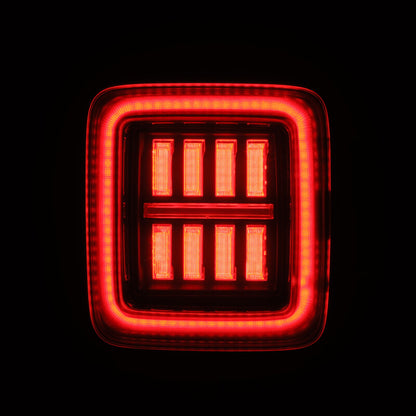 AlphaRex 18-23 Jeep Wrangler JL NOVA Prismatic LED Taillights Black-Red 602020 602020 User 7