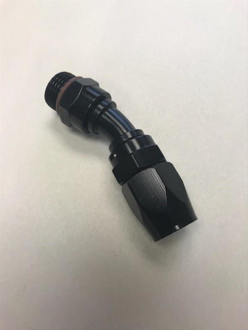 Fragola -10AN Male Rad. Fitting x 30 Degree Pro-Flow Hose End - Black 223010-BLRAD 223010-BLRAD Photo - Primary