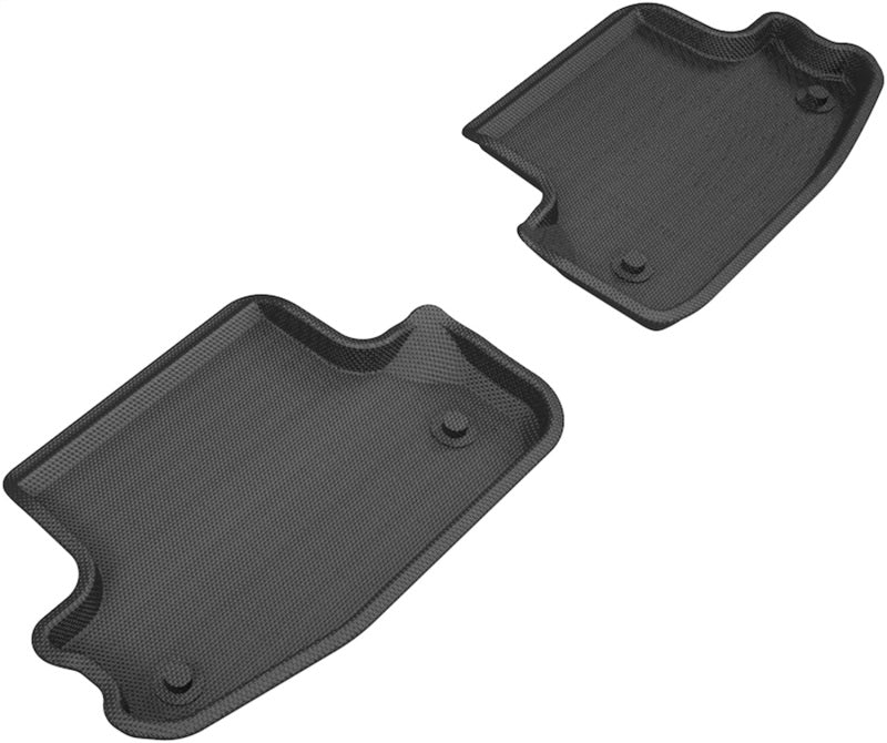 3D MAXpider ACE Kagu - Rear - Black Floor Mats Floor Mats - Rubber main image