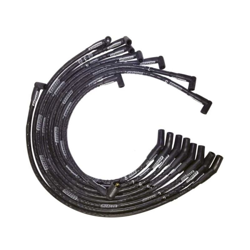 Moroso BB Fod 351C/390/429/460 Sleeved HEI 135 Ends Ultra Spark Plug Wire Set - Black 51574 51574 User 1