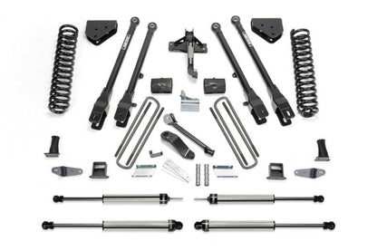 Fabtech 08-10 Ford F450/F550 4WD 6in 4 Link System w/DL Shocks K2054DL K2054DL Photo - Primary
