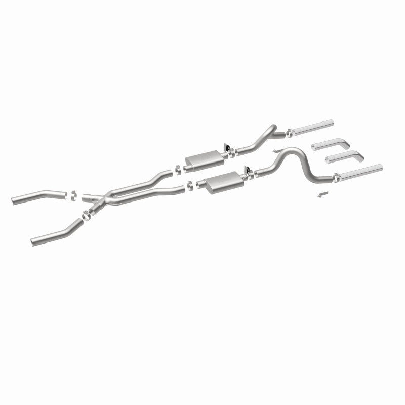 MagnaFlow Ford Mustang Street Series Crossmember-Back Performance Exhaust System 15819 360 Degree Image Set