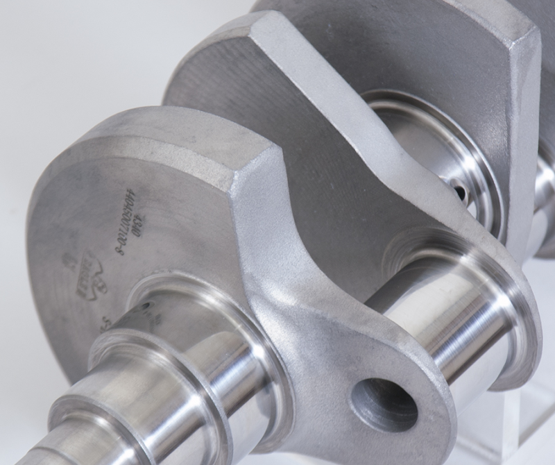 Eagle Chrysler RB 4340 Crank 4.5in Stroke 2.2in Rod Pin 8 Bolt Flange 444245007100 444245007100 Photo - Close Up