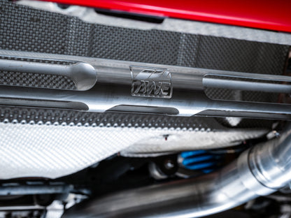 AWE Tuning BMW F8X M3/M4 Track Edition Catback Exhaust - Chrome Silver Tips 3020-42082 3020-42082 Photo - Mounted