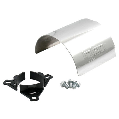 Injen Polished Aluminum Air Filter Heat Shield Universal Fits 3.50 HS3500P Photo - Primary