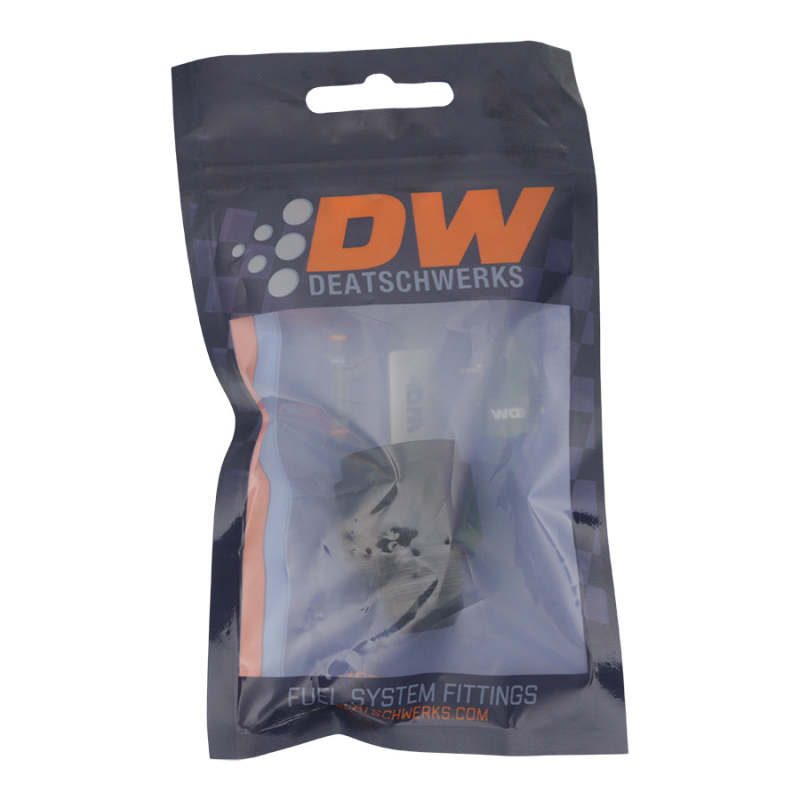 DeatschWerks 10AN Female Flare to 8AN Male Flare Reducer - Anodized Matte Black 6-02-0218-B 6-02-0218-B Photo - lifestyle view