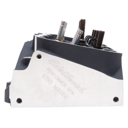 Edelbrock Single Marine BBC Rect. Port Head W/Valves 61559 Photo - Unmounted
