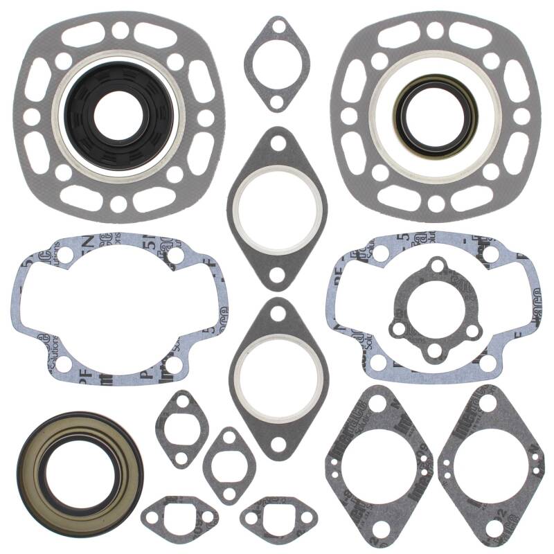 Vertex Pistons Vertex Gaskets 78-81 Kawasaki Invader Liquid LC/2 Complete Gasket Kit w/ Oil Seals 711150 711150 Photo - Primary