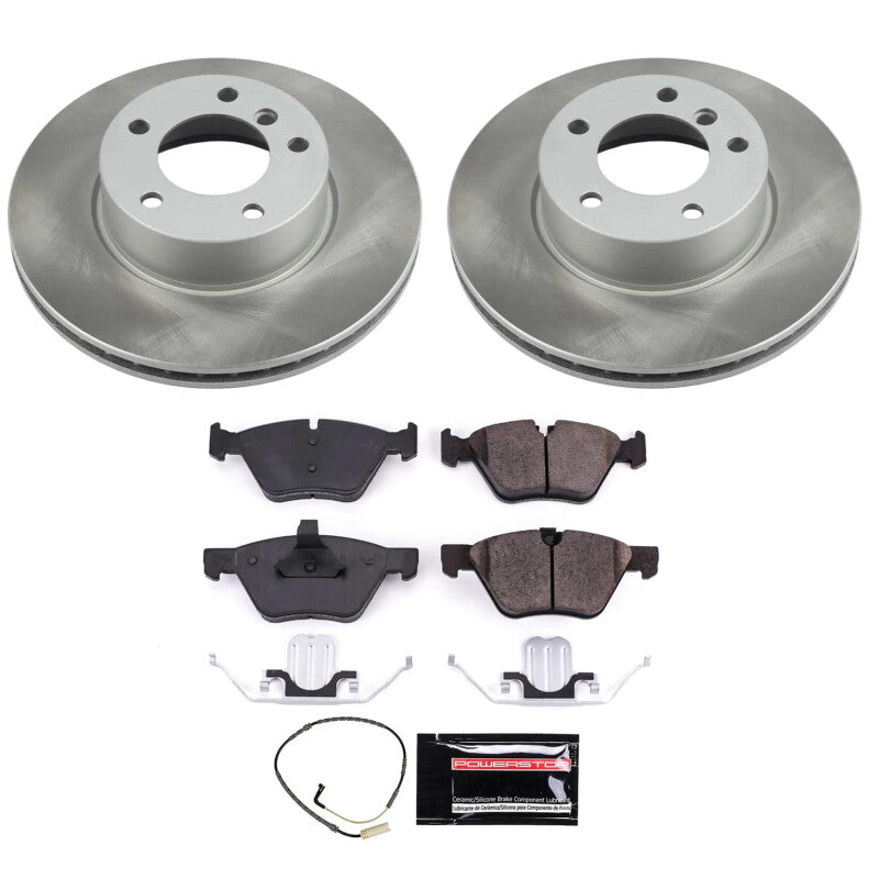 PowerStop Power Stop 2007 BMW 328xi Front Semi-Coated Rotor Kit SC4589 SC4589 Photo - Primary