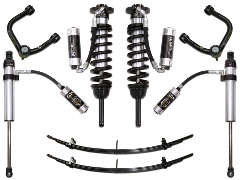 ICON 05-15 Toyota Tacoma 0-3.5in/2016+ Toyota Tacoma 0-2.75in Stg 6 Suspension System w/Tubular Uca K53006T K53006T Photo - Primary