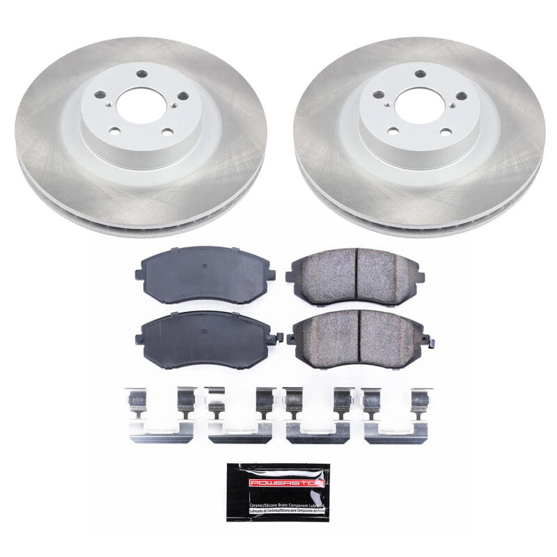 PowerStop Power Stop 02-05 Subaru Outback Front Semi-Coated Rotor Kit SC2373 SC2373 Photo - Primary