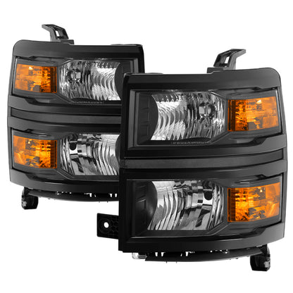 SPYDER Chevrolet Silverado 1500 14-15 (Non-HD) OEM Style Headlights - Black HD-JH-CS14-AM-BK 9040085 9040085 Photo - Primary