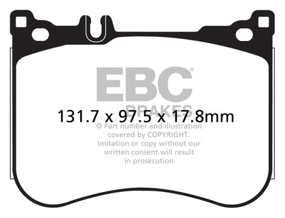 EBC Disc Brake Pad Set DP42178R Photo - Primary