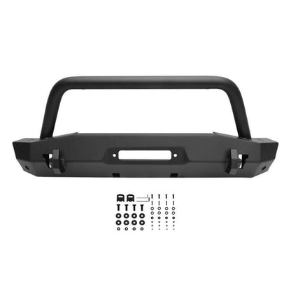 Westin Wj2 Stubby Front Bumper W/Bull Bar 59-80075 Photo - Unmounted
