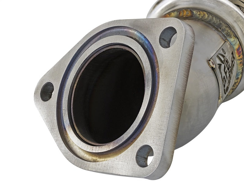 aFe  POWER 48-36605 Twisted Steel 2 ½ in. Rear Down-Pipe/Mid-Pipe 48-36605 Photo - Unmounted