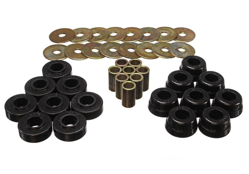 Energy Suspension Body Mount Set Black Chevrolet Corvette All 1973-1982 3.4126G Photo - Primary