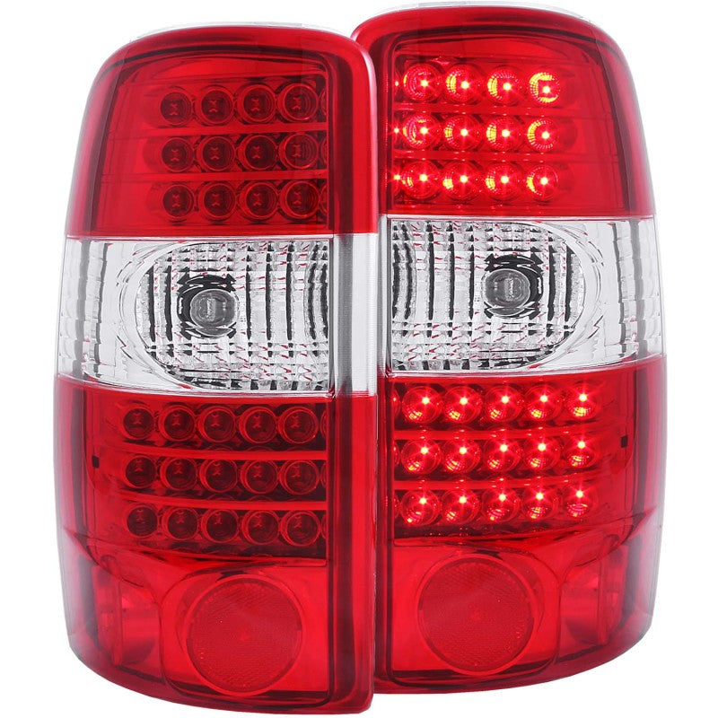 Anzo 2000-2006 Chevrolet Suburban LED Taillights Red/Clear G2 311100 Photo - Primary