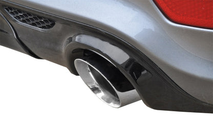 Corsa Performance 12-14 Jeep Grand Cherokee 6.4L V8 Polished Sport Cat-Back Exhaust 14466 Photo - Mounted