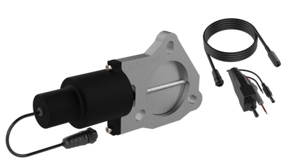 QTP 3in Bolt-On QTEC Electric Cutout Valve for Borla Exhausts - Single QTEC30B QTEC30B Photo - Primary