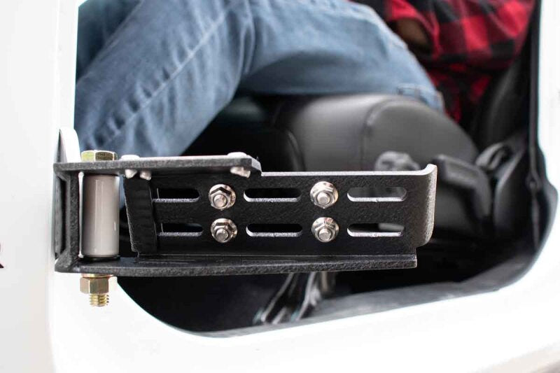 Fishbone Offroad 2007+ Jeep Wrangler/Gladiator Steel - Black Foot Peg Set FB21268 FB21268 Photo - lifestyle view