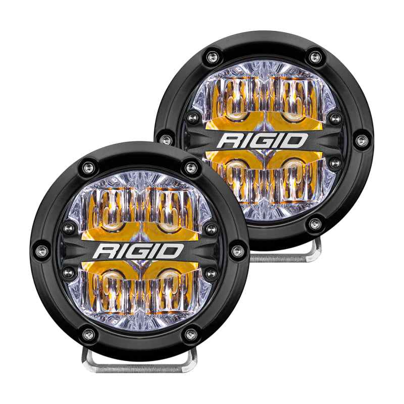 Rigid Industries 2014-2022 Toyota Tundra A-Pillar Light Kit (Includes 4 inch 360-Series Drive) 46706 46706 Photo - Unmounted