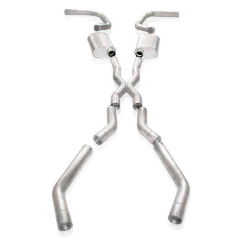 Stainless Works Chevy Camaro 1967-69 Exhaust 3in Stainless with X-Pipe CA679LSD CA679LSD Photo - Primary