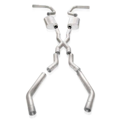 Stainless Works Chevy Camaro 1967-69 Exhaust 3in Stainless with X-Pipe CA679LSD CA679LSD Photo - Primary
