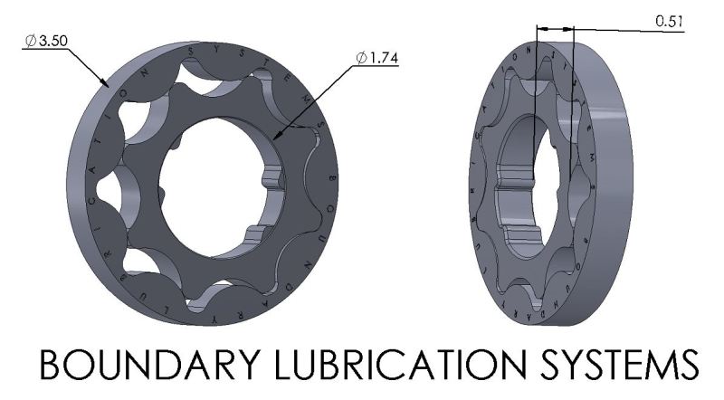 Boundary 05-14 Ford Modular Motor/Shelby GT500 3V 4.6L/5.4L V8 Billet Oil Pump Gear MM-OPG-3V MM-OPG-3V User 1