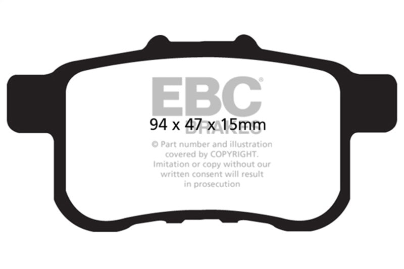 EBC Disc Brake Pad Set DP41987R Photo - Primary