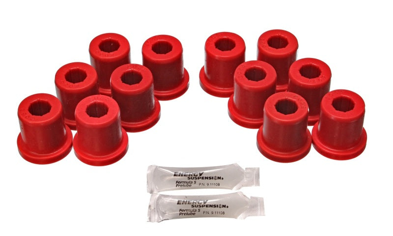 Energy Suspension Leaf Spring Bushing Set Red Toyota Land Cruiser Base 1981-1989 8.2106R Photo - Primary