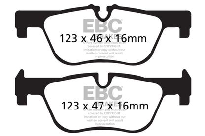 EBC Disc Brake Pad Set UD1613 Photo - Primary
