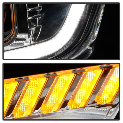 Spyder Chevy Camaro 16-18 (Do Not Fit Halogen) Projector Headlights Chrome PRO-YD-CCAM16HIDSI-SEQ-C 5087386 5087386 Photo - Unmounted
