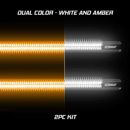 XKGLOW XK Glow Jeep & Truck Running Board Light w/ Turn Signal 2x48in White + Amber XK041022 XK041022 User 1