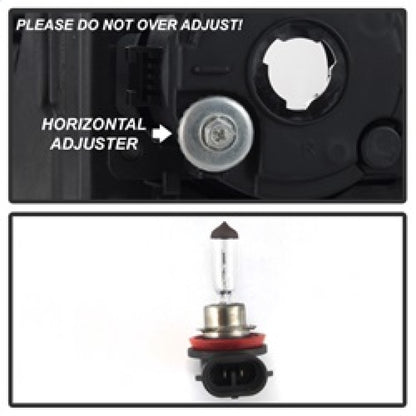 Spyder 13-16 Ford Fusion OEM Fog Lights w/Switch & Cover - Clear (FL-FFUS13-C) 5085009 5085009 Photo - Unmounted
