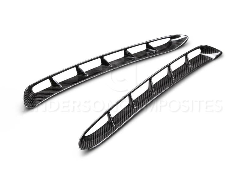 Anderson Composites 15-17 Mustang Carbon Fiber GT350 Style Fender Vent Inserts (Only Fit AC Fenders) AC-FF15FDMU-GR-01 AC-FF15FDMU-GR-01 Photo - Primary